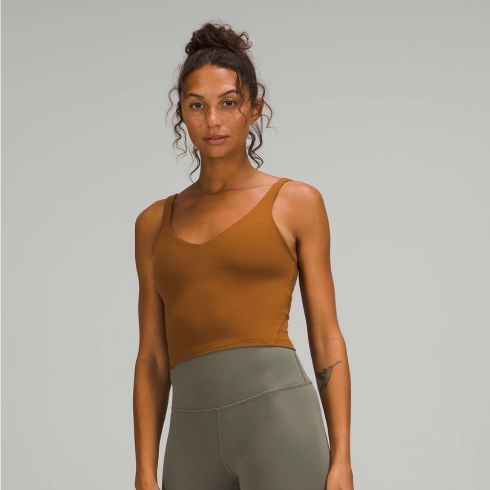 lululemon athletica Brown Tank Top